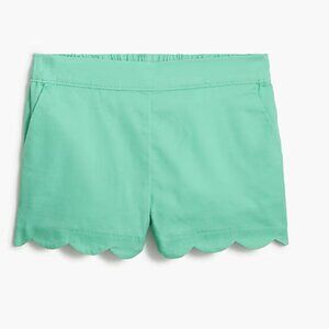 J Crew Girls' scallop-hem pull-on short